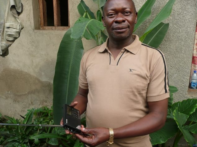Komalungo Mwango Sylvano, listener in the Congo